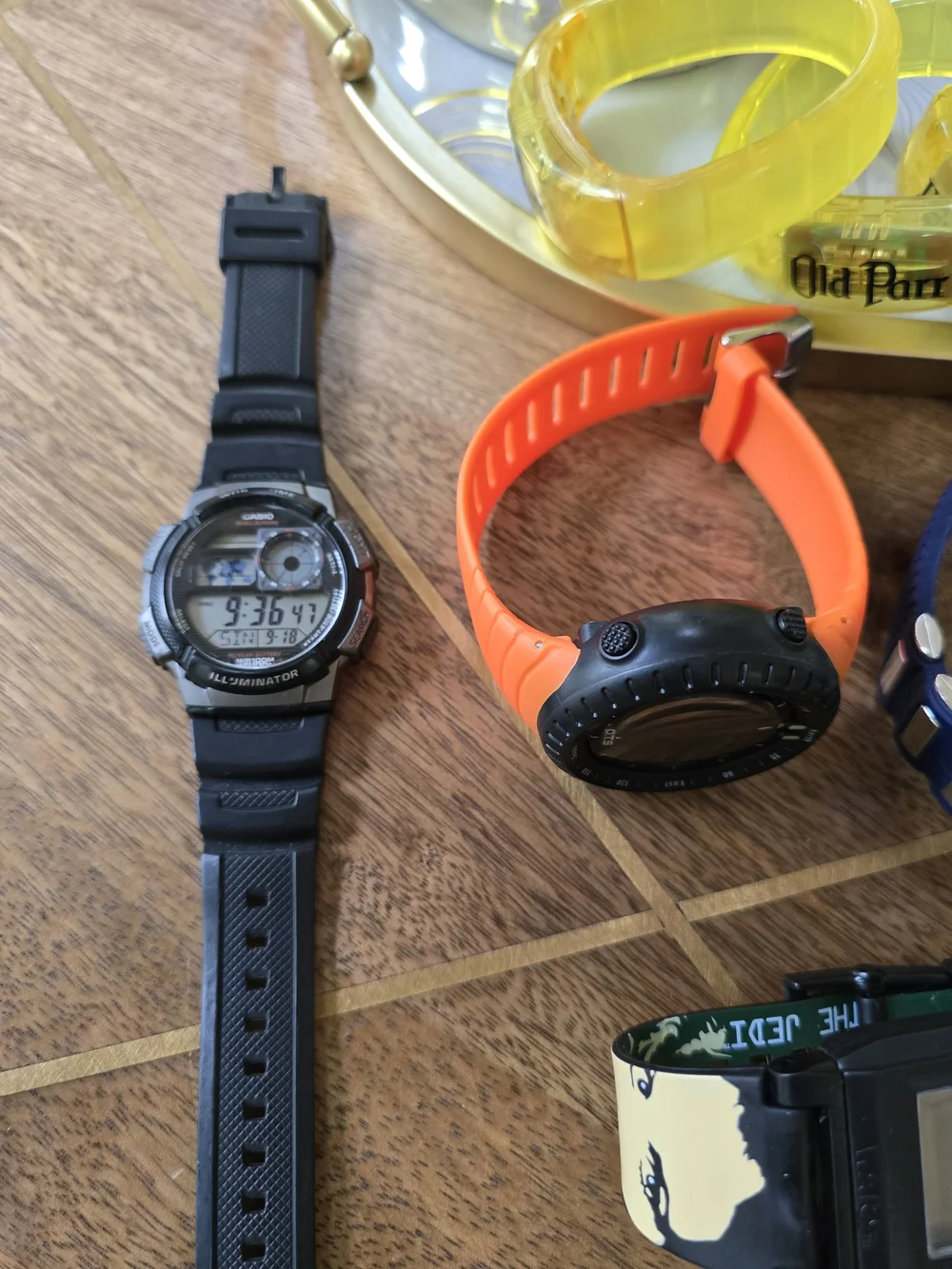 Orange Silicone Sports Wristband Smartwatch Bulk Watches Working Cond..